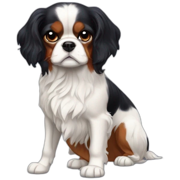 Chien cavalier king Charles reine emoji