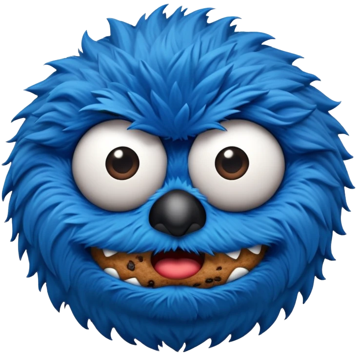 Angry Cookie Monster  emoji