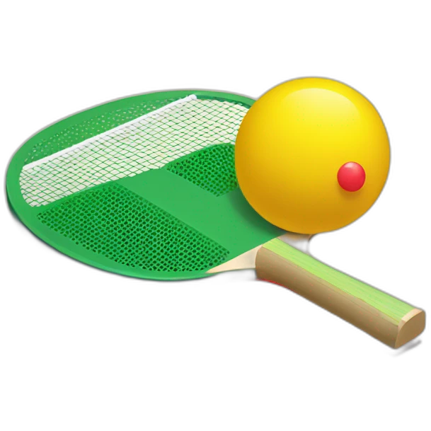 balle de ping pong emoji