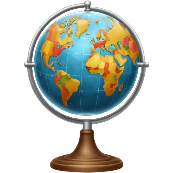 globe on an empty chalkboard emoji