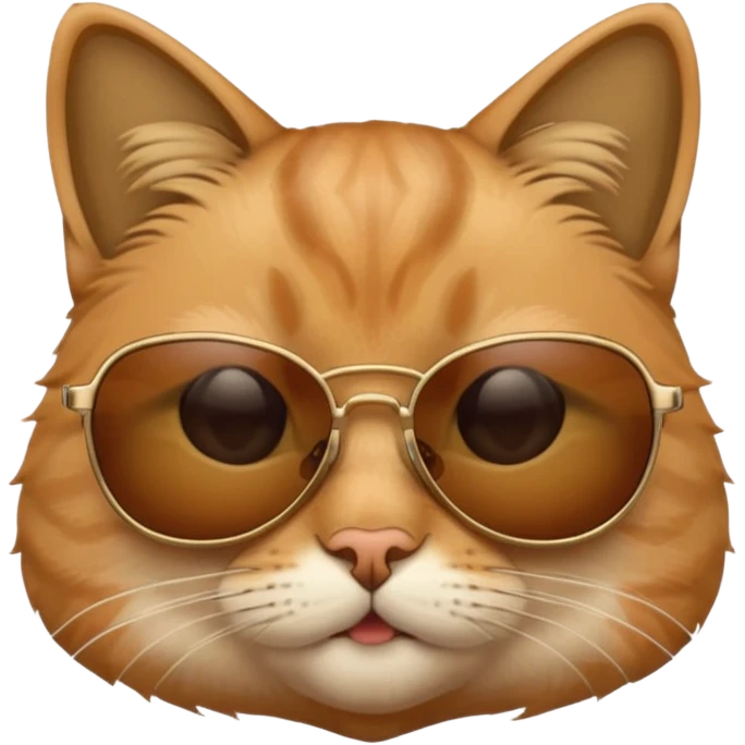 Cat wearing sunglasses emoji