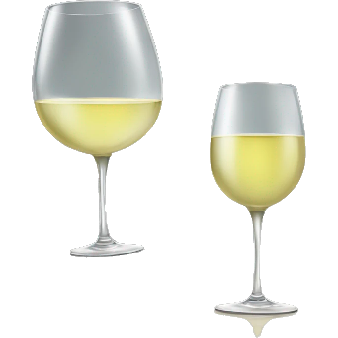 Glass of white wine  emoji