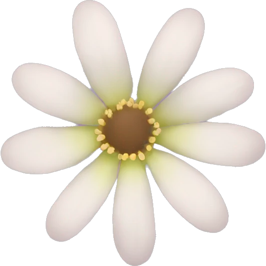 Aesthetic flower emoji