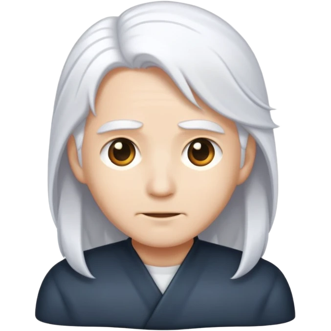 White hair emoji