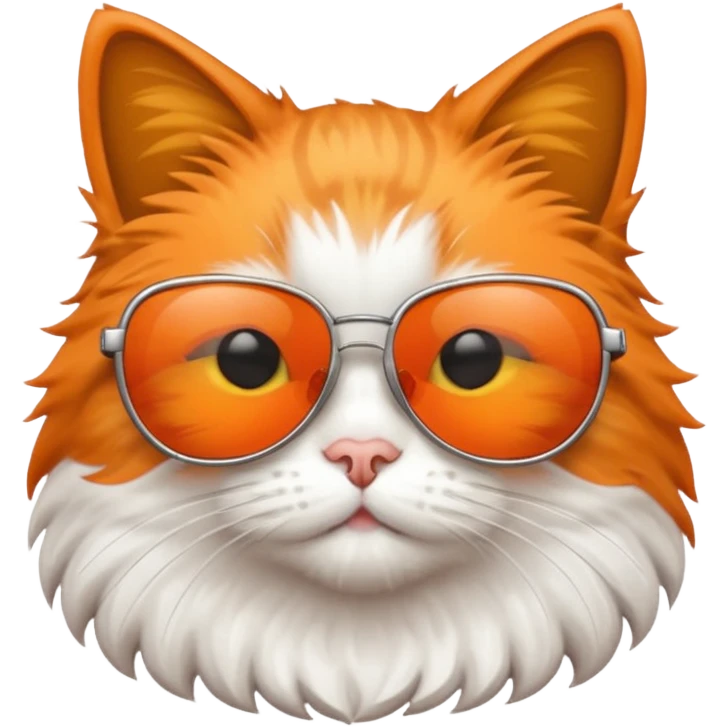 Cat wearing sunglasses emoji