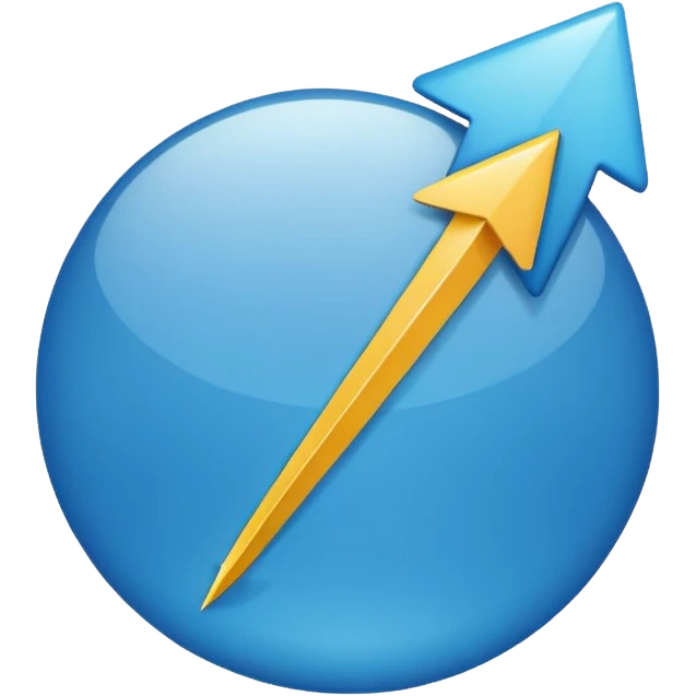 Website icon with an up arrow emoji