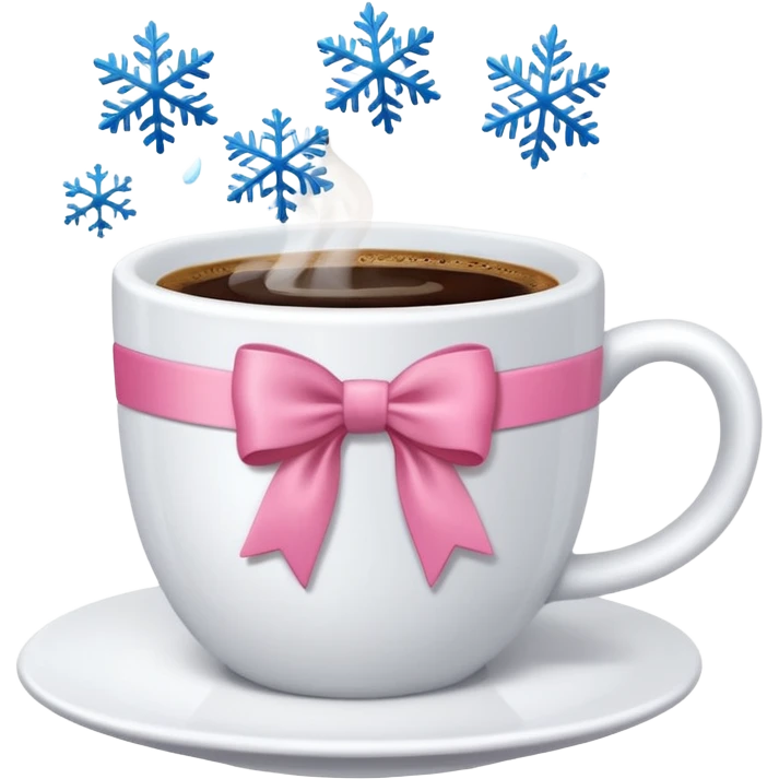 🎀☕❄️ emoji