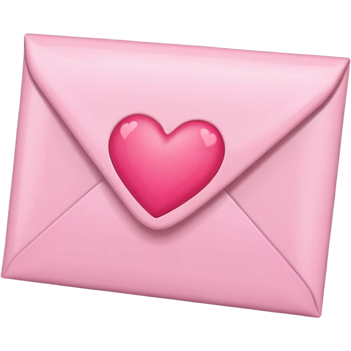 Pink heart envelope  emoji