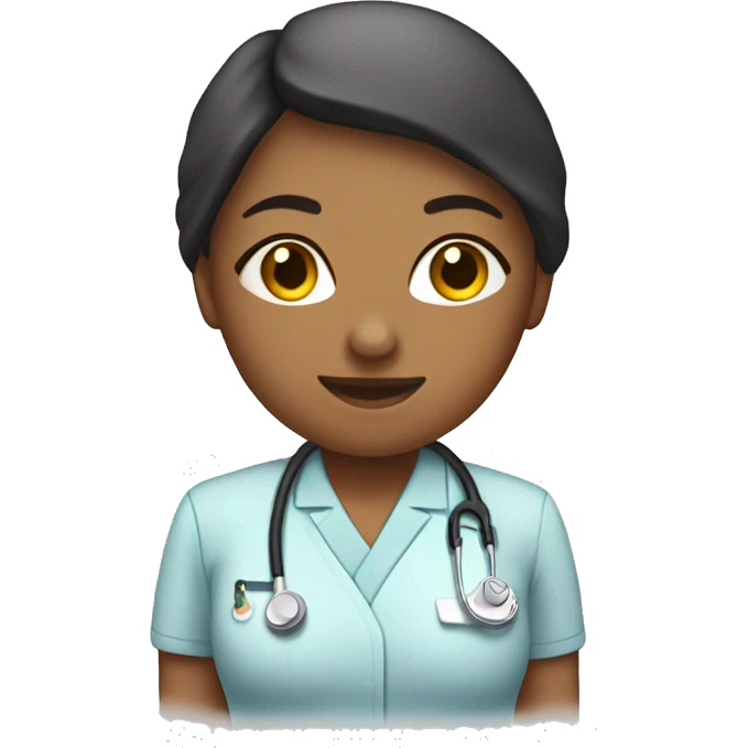  Female physiotherapist assistant without stethoscope emoji