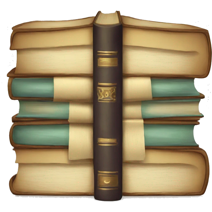 Pretty books emoji