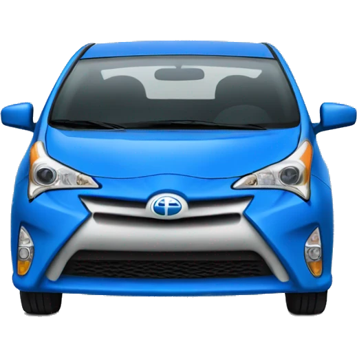 Blue Prius emoji