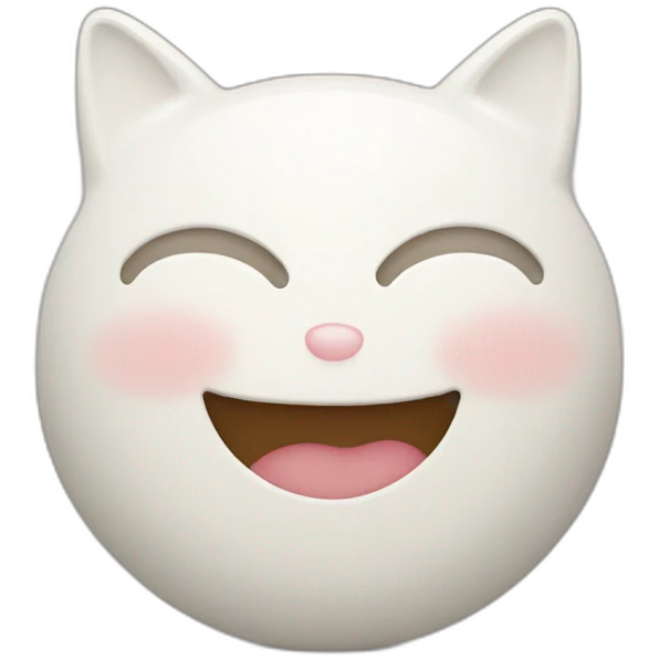 Chat qui boit du lait emoji