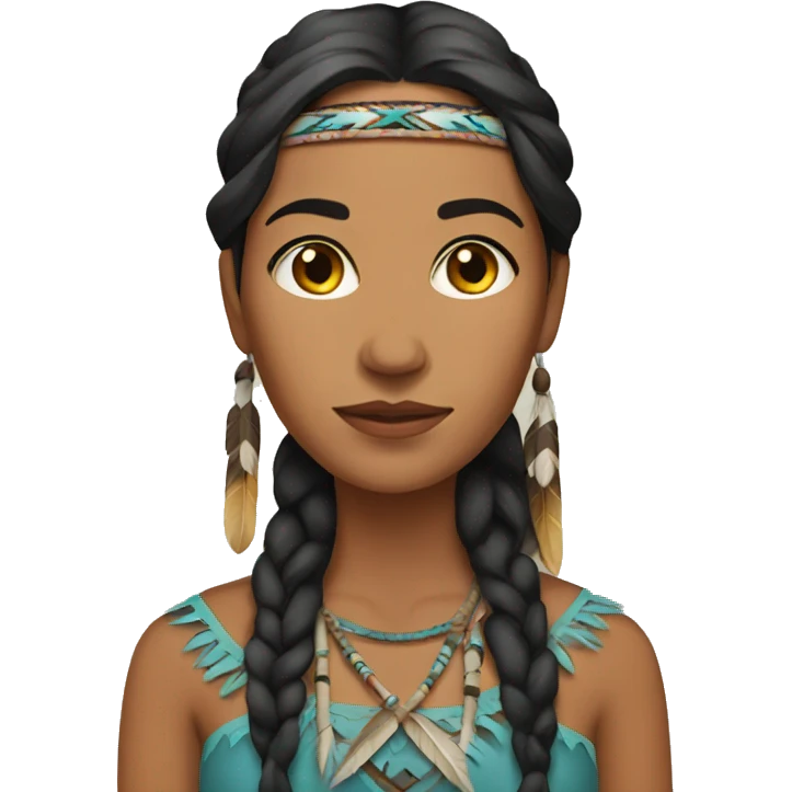 Native American woman emoji