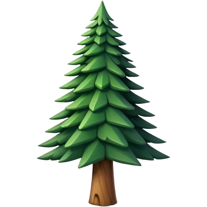 pine tree triangular form emoji