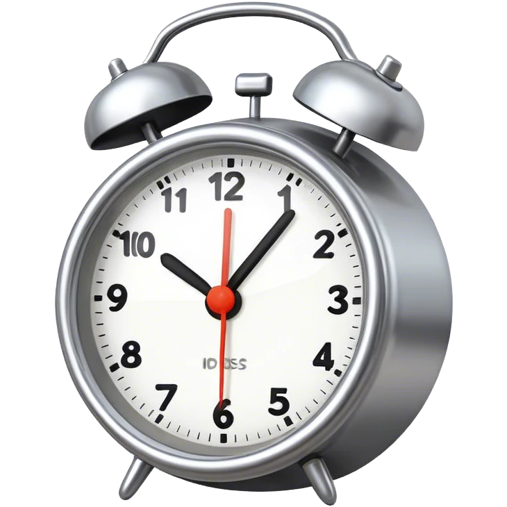 phone alarm emoji
