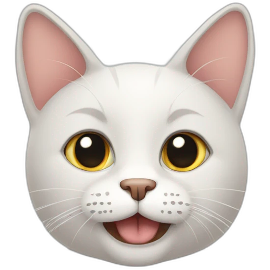 a cat cartoon emoji