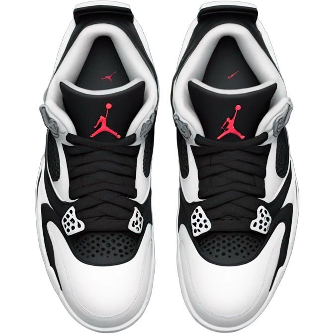 Black cat Jordan 4s emoji