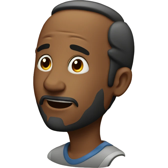 Man hearing a son emoji