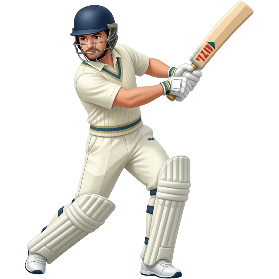 Make a emoji saying HOWZAT SIXR with a guy swinging is bat emoji