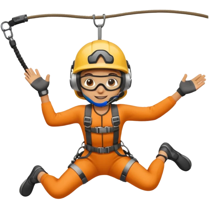 extreme sports lover face bungee jumping emoji