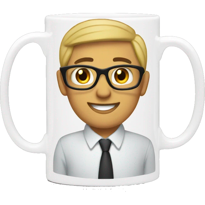#1 teacher coffee mug emoji
