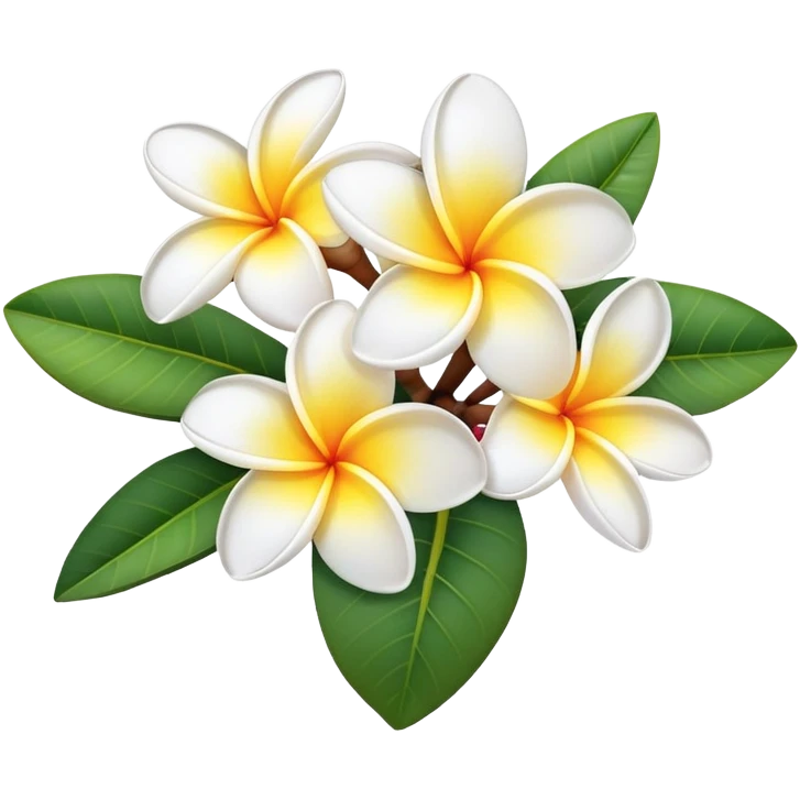 Plumeria  emoji