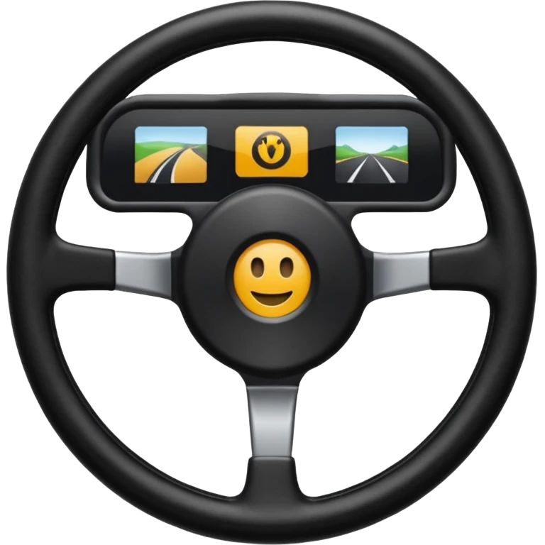 Volant de course rectangulaire  emoji