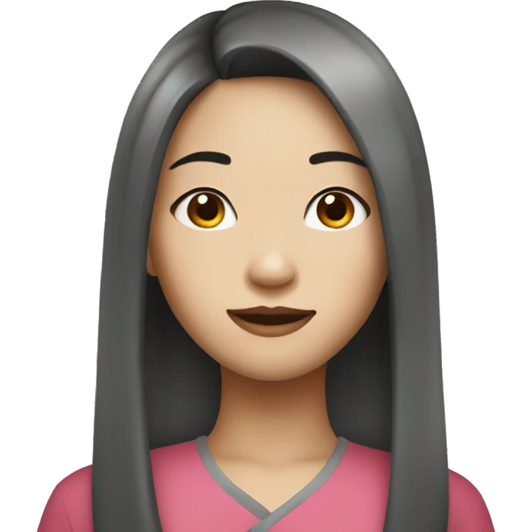 Asian beautiful girl  emoji