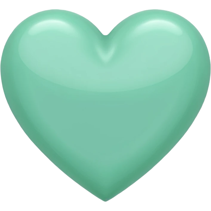 haz un corazon verde menta emoji