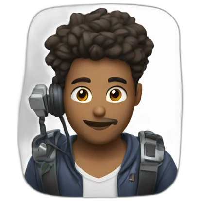 Ponce playing video games emoji