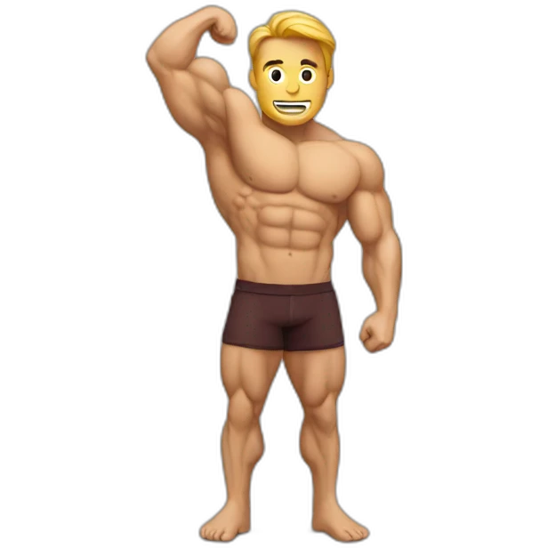 Homme muscle emoji