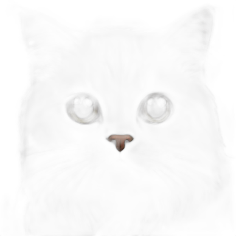 Chat sacré de birmanie emoji