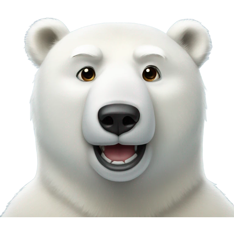 Polar bear emoji