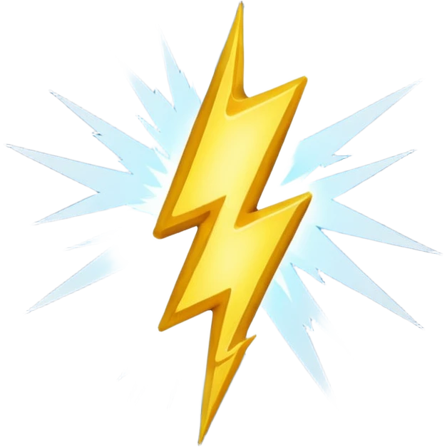 lightning emoji