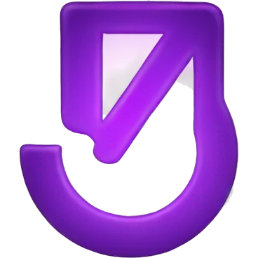purple flashing trademark symbol emoji
