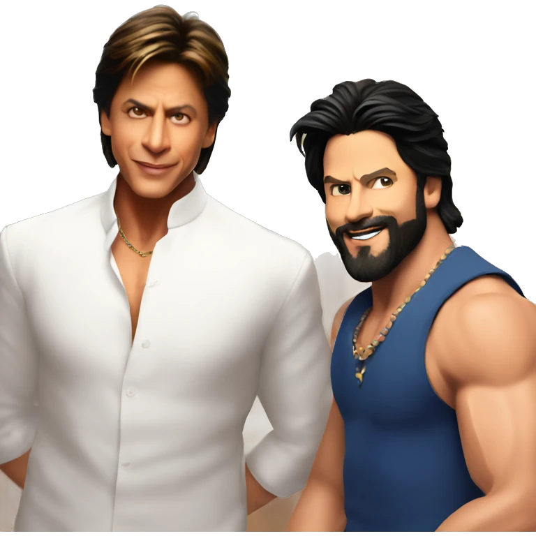 Srk wishing a happy Birthday TO SAIF emoji