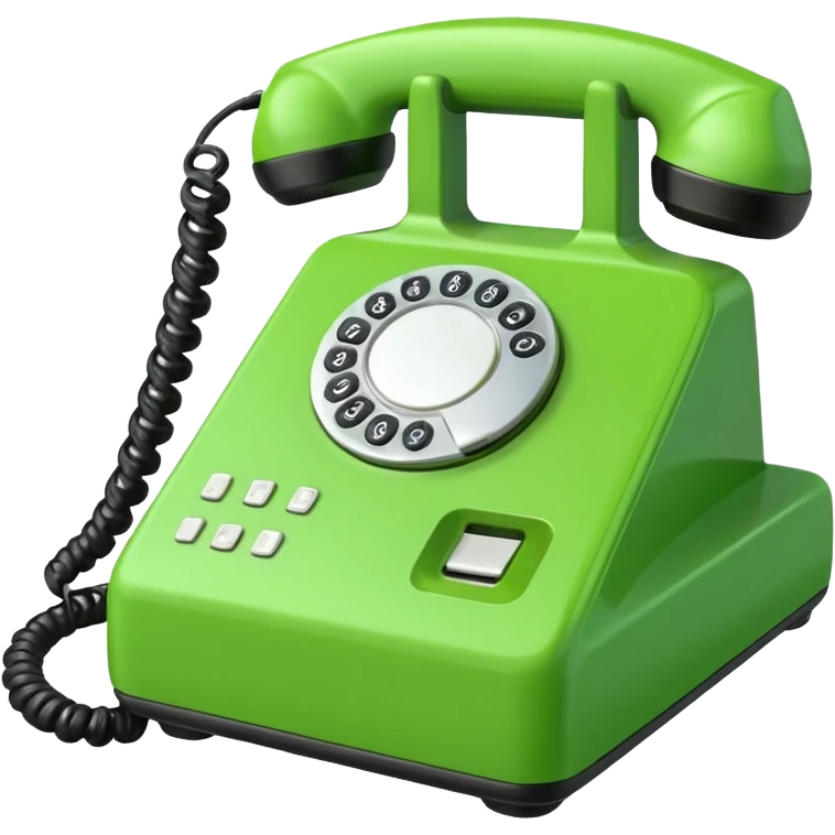 green phone emoji
