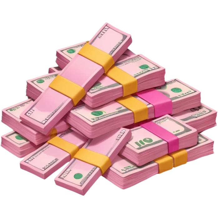 Pink money  emoji
