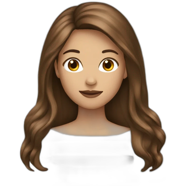 Woman Brown long hair argentina  emoji