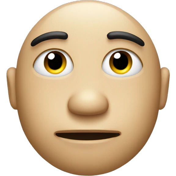 face turned to side with eyes looking sideways  emoji