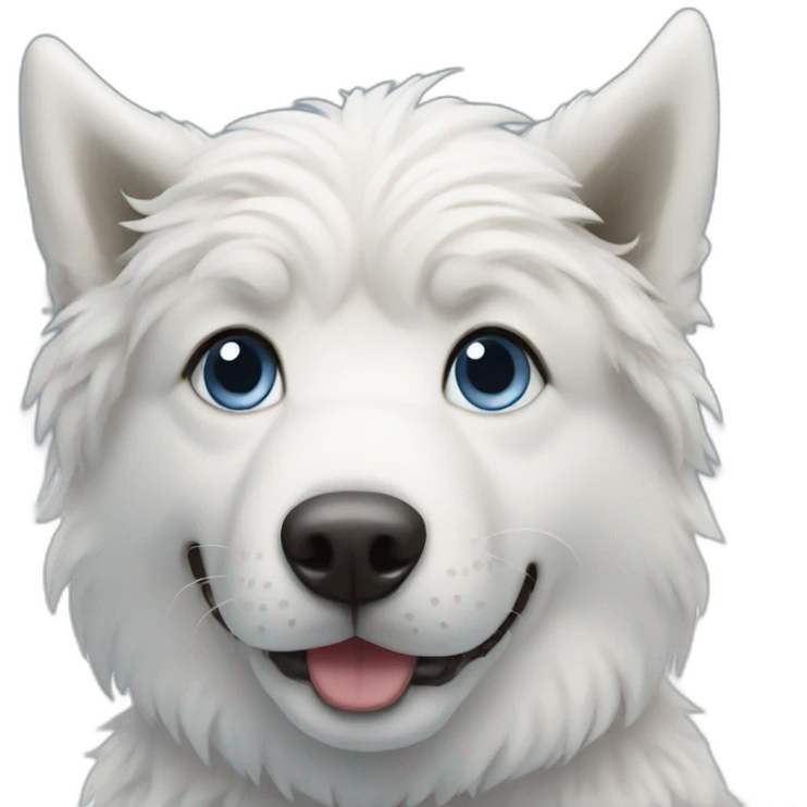 Snow dog emoji