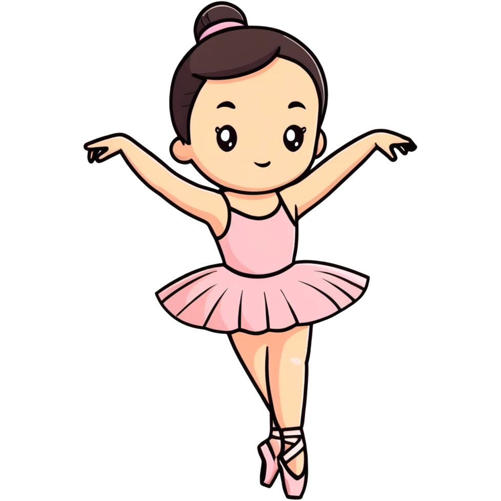 graceful ballerina in a ballet pose emoji