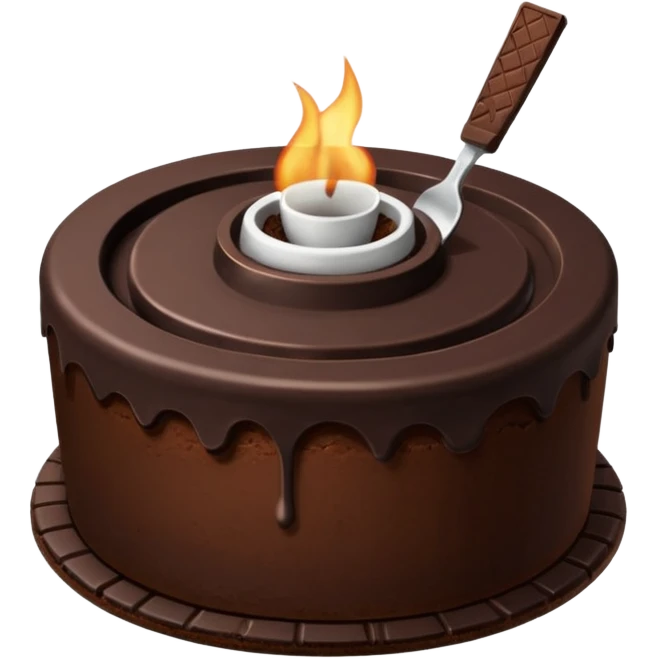 ash tray cake emoji