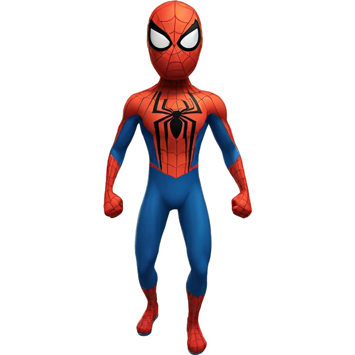 3d spider man  emoji