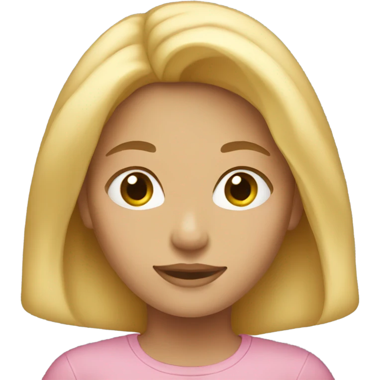Girl with blond hair  emoji