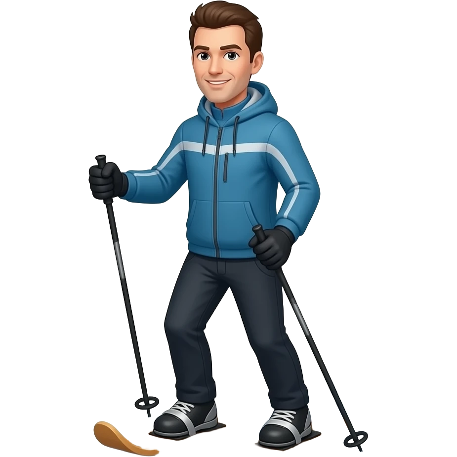 Man Snowshoeing emoji