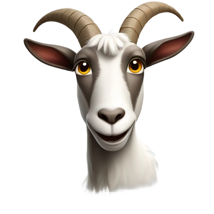 funny goat emoji