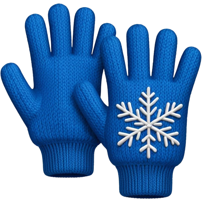winter glove emoji