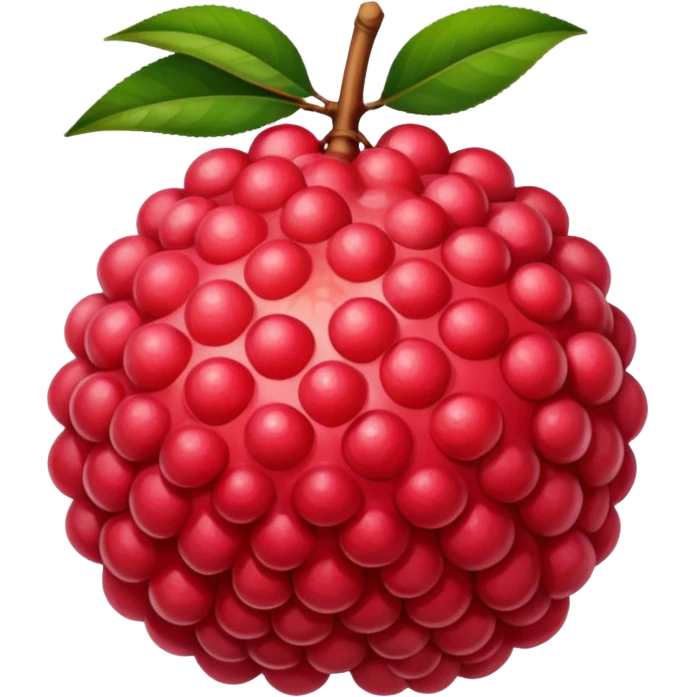 Lychee emoji