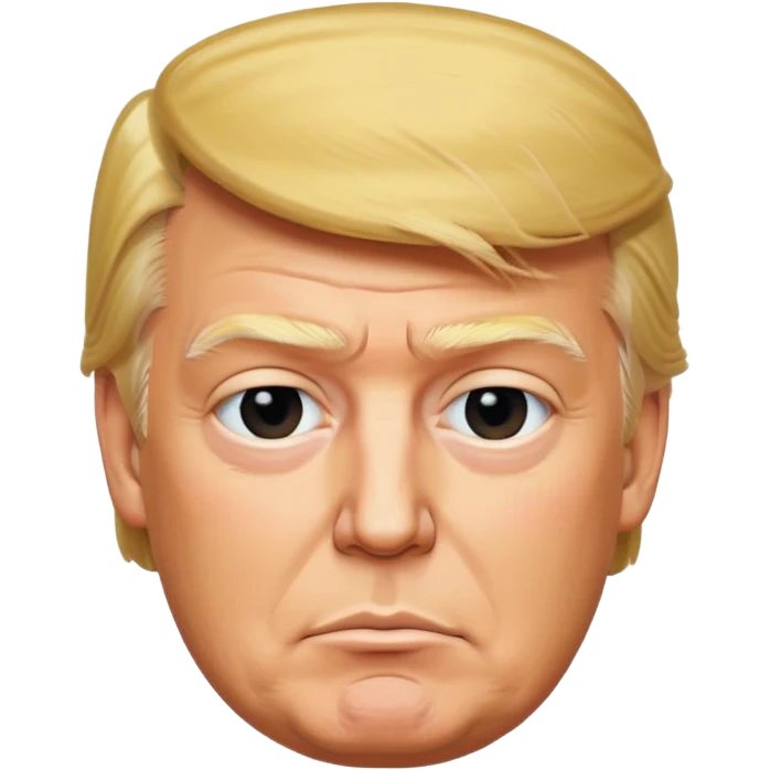 donald trump as blockhead emoji